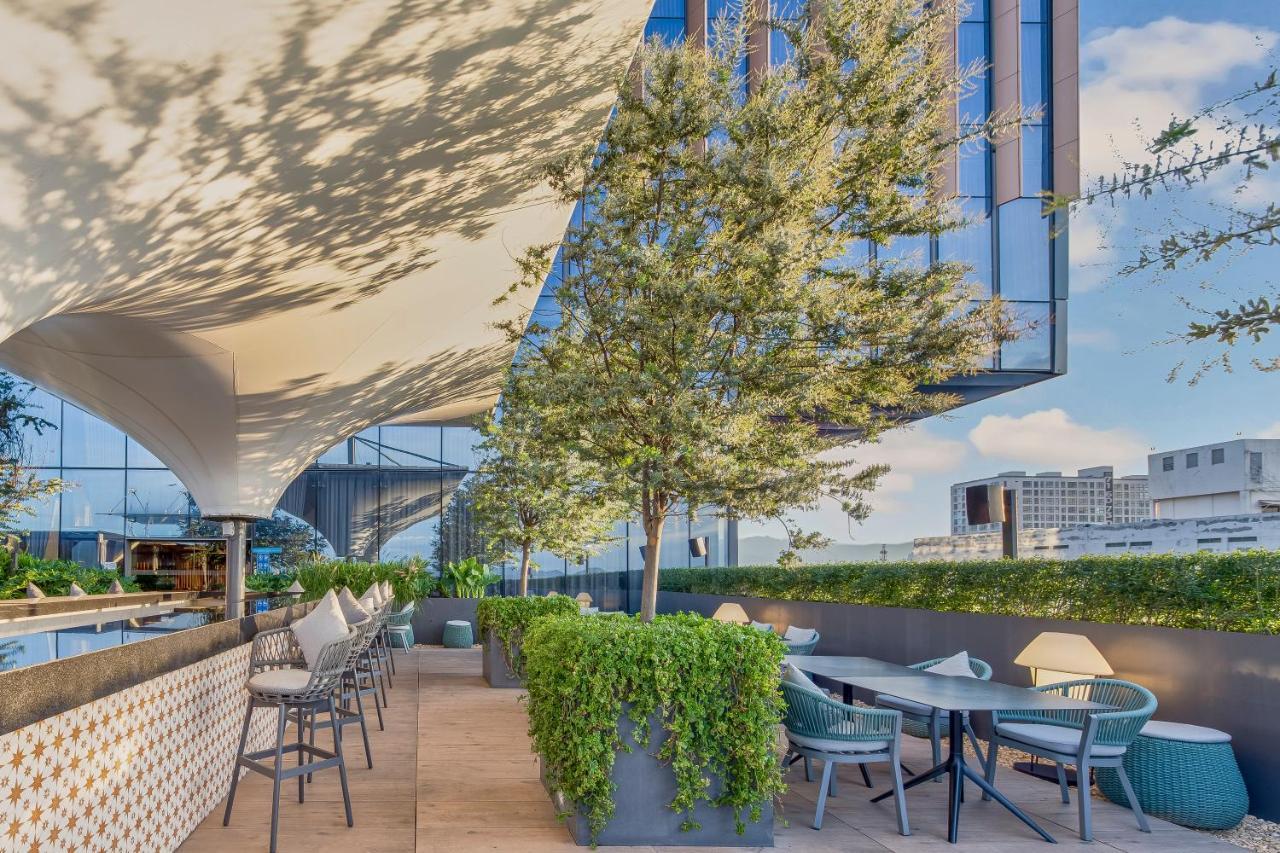 Fiesta Americana Viaducto Aeropuerto Mexico City Ngoại thất bức ảnh The rooftop bar