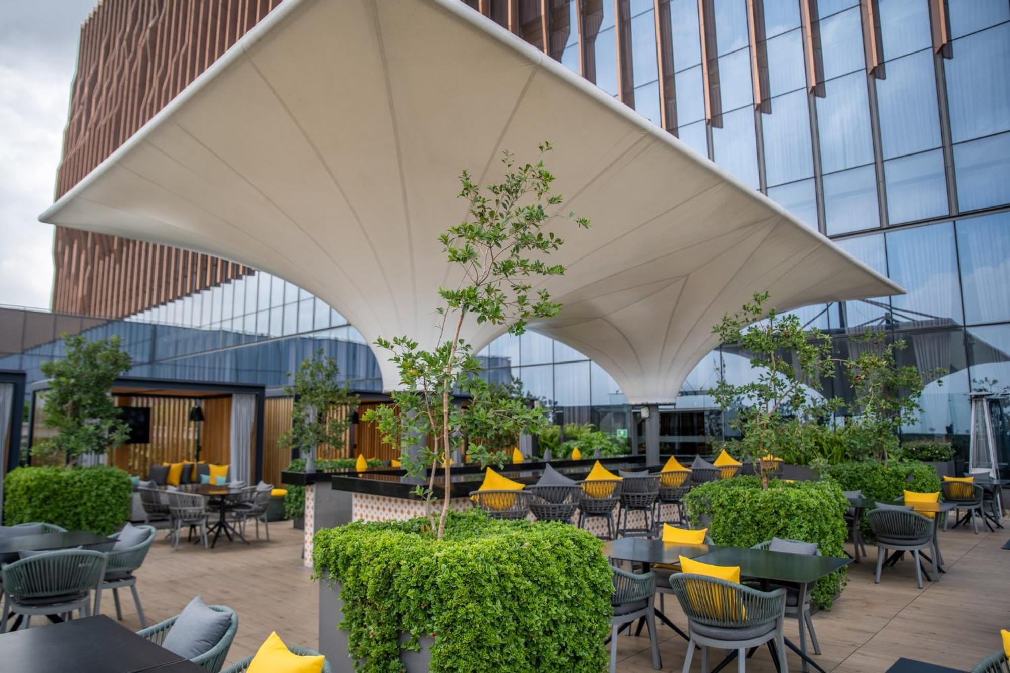 Fiesta Americana Viaducto Aeropuerto Mexico City Ngoại thất bức ảnh The Sky Bar